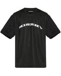 MISBHV - T-Shirt À Col V Et Empiècements - Lyst