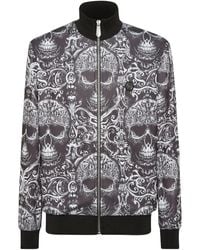 Philipp Plein - Skull Tattoo-Print Jacket - Lyst