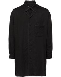 Y's Yohji Yamamoto - Double-collar Long Shirt - Lyst