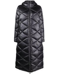 Save The Duck - Quilted Hooded Coat - Lyst