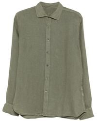 120% Lino - Buttoned Shirt - Lyst