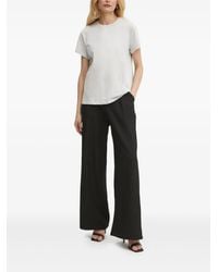 Patrizia Pepe - Logo-Embroidered Short-Sleeve T-Shirt - Lyst