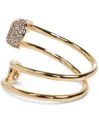 Kate Spade - Bague À Ornements De Cristaux D'Inspiration Épingle À Nourrice - Lyst