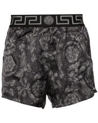 Versace - Shorts pigiama Barocco con stampa - Lyst