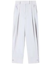 Giorgio Armani - Pleated Button-Cuff Trousers - Lyst