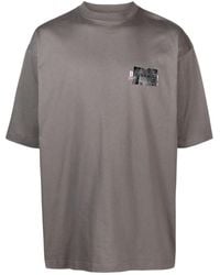 Balenciaga - Gaffer Oversized-T-Shirt aus Baumwoll-Jersey mit Logostickerei und Applikation - Lyst