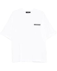 DSquared² - Cotton T-Shirt With Logo Detailing - Lyst