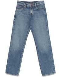 7 For All Mankind - Claire Stright Denim Jeans - Lyst