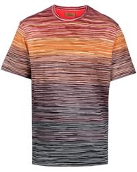 Missoni - Gradient-effect Gradient Cotton T-shirt - Lyst