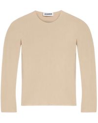 Jil Sander - Ribbed-Knit Top - Lyst