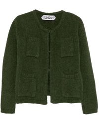 LN22 - Patch-Pocket Knitted Cardigan - Lyst