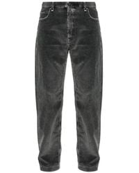 Fendi - Corduroy Ff-Logo Trousers - Lyst