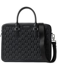 Karl Lagerfeld - K/Loom Leren Aktetas - Lyst