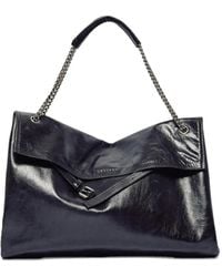 Orciani - Venus Gotham Schoudertas Met Gesp - Lyst