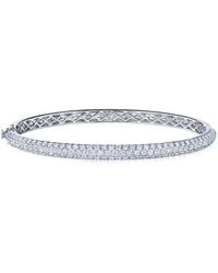Kwiat - 18Kt Diamond Moonlight Three-Row Medium Bangle - Lyst