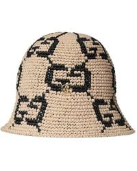 Gucci - Gg-Pattern Bucket Hat - Lyst
