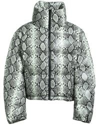 BREATH - Snakeskin-Print Zip-Up Jacket - Lyst