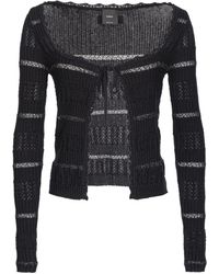 Pinko - Cardigan A Righe - Lyst
