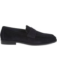 Doucal's - Penny-Slot Suede Loafers - Lyst