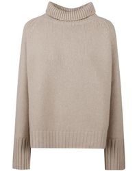 Be You - Cable-Knit Roll-Neck Sweater - Lyst