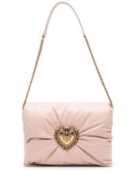Dolce & Gabbana - Medium Devotion Logo-plaque Leather Shoulder Bag - Lyst
