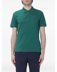 Brooksfield - Logo-Embroidered Cotton Polo Shirt - Lyst