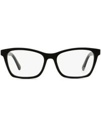 Moncler - Brille Mit Logo-Schild - Lyst