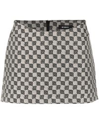 MISBHV - Monogram-pattern Mini Skirt - Lyst