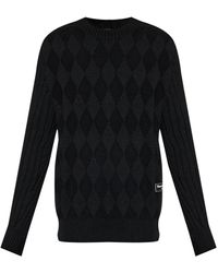 Balmain - Sweater With Logo Patch - Lyst