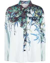 Forte Forte - Graphic-print Long-sleeve Shirt - Lyst