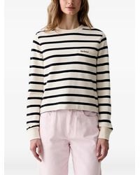 Barbour - Aylesby Striped-Pattern Chest-Pocket Sweatshirt - Lyst