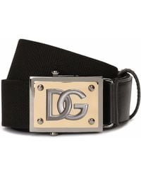 Dolce & Gabbana - Gespriem Met Logo - Lyst