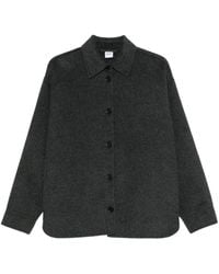 Aspesi - Buttoned Wool Jacket - Lyst