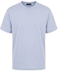 Prada - Logo-Patch Crew-Neck T-Shirt - Lyst