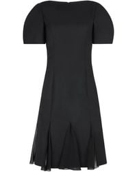 Nina Ricci - Peplum Short-Sleeve Mini Dress - Lyst