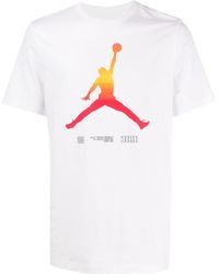 Nike T-shirt Met Print - Wit