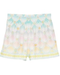 CASABLANCA - Diamond-Pattern Shorts - Lyst