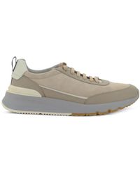 Brunello Cucinelli - Sneakers Con Design A Inserti - Lyst