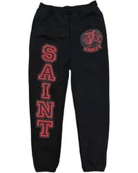 SAINT VANITY - Griffin Patch-Detail Track Pants - Lyst