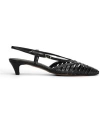 BIANCADI - Caged Slingback Pumps - Lyst