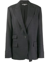 Stella McCartney Single Breasted Blazer - Gray