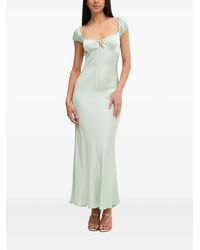Bardot - Lace-Trim Cap-Sleeve Maxi Dress - Lyst