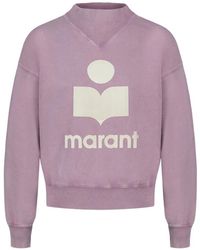 Isabel Marant - Moby Logo-Print Sweatshirt - Lyst