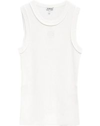 Loewe - Top Met Geborduurd Logo - Lyst