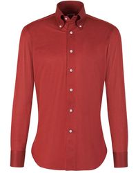 Fray - Button-Down Piqué Shirt - Lyst