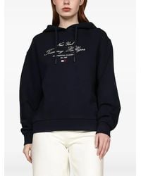 Tommy Hilfiger - Hoodie Met Geborduurd Logo - Lyst