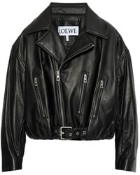 Loewe - Jack Met Ritsdetail En Ceintuur - Lyst
