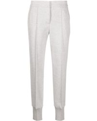 Peserico - Cotton-blend Tapered Trousers - Lyst