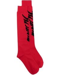 Comme des Garçons - Logo-Print Cotton Socks - Lyst