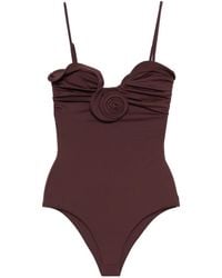 Magda Butrym - Flower-Detail Swimsuit - Lyst